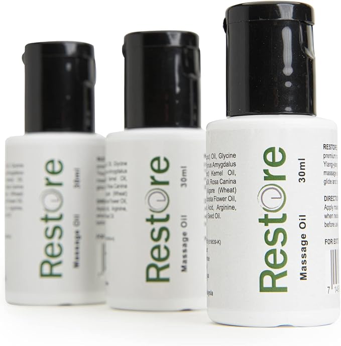 Buy 3 Get 1 Free - Restore My Foreskin Premium Massage Oil Contains Coconut Oil Infused with Herbs and Oils to Help Soften and Extend Skin for Foreskin Restoration. (DD-RMO30-BX3)