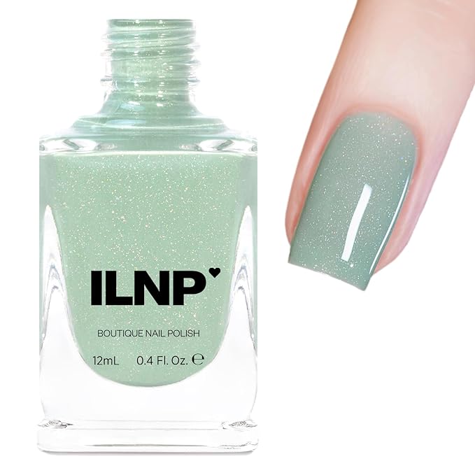ILNP Dollhouse - Retro Mint Green Holographic Crelly Nail Polish