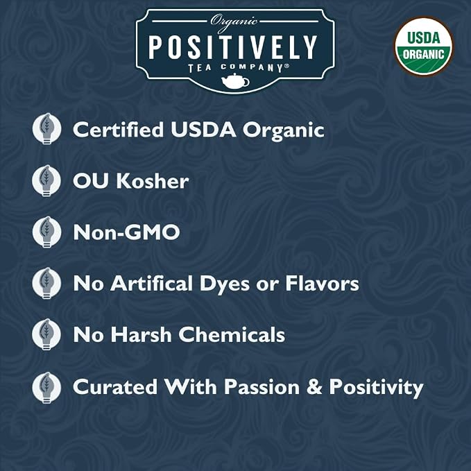Organic Positively Tea Company, Dessert Tea Sampler, Loose Leaf, 4 Ounce, 3 Pack
