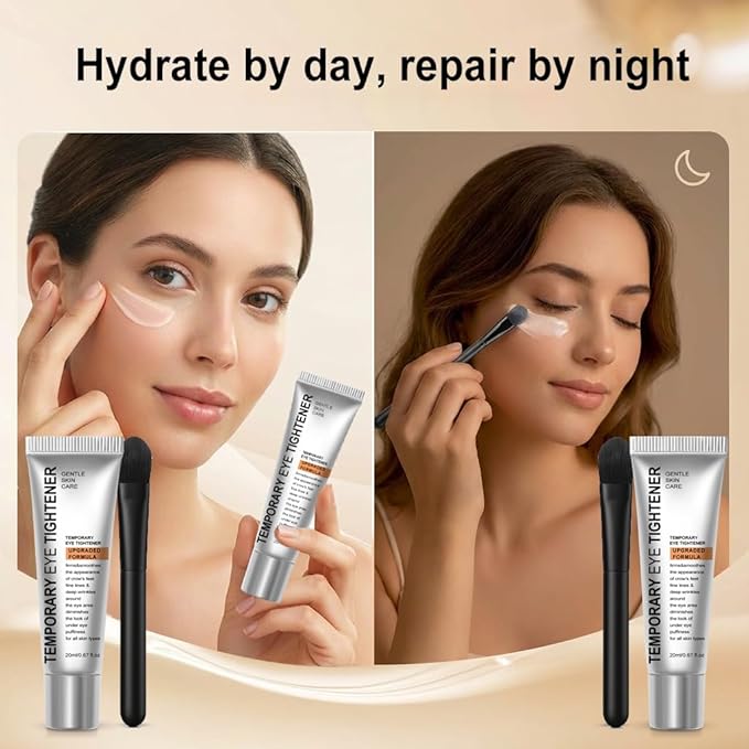 Instant Firming Lifting Eye Cream, Eye Temporary Tightening Gel , Perfection Eye Tightener Cream, Firm and Smooth The Look of Fine Lines for Wrinkles,Puffiness &Fine Lines Upgraded Formula (1.34oz-2)