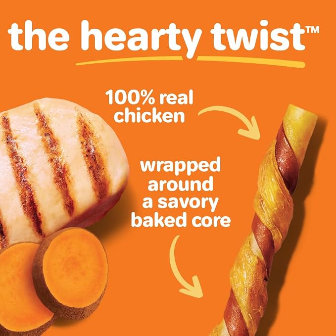Oinkies Chickentastic Hearty Twists, 24 Count