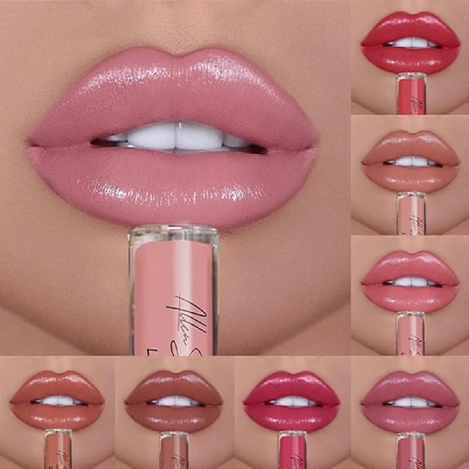Allen shaw12 colors Shiny Non-stick Cup Lasting Lip Gloss (10, 30g)
