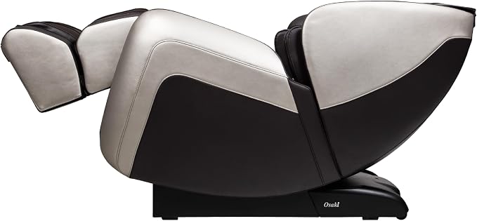 Osaki OS-Atai SL-Track Zero Gravity Full Body Airbag Massage Back and Calf Infrared Heat with Foot Roller Massage (Black)