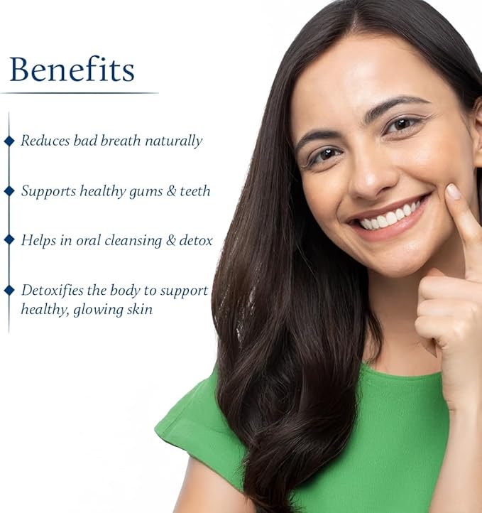 Blue Nectar Cardamom Mint Oil Pulling for Mouth | Ayurvedic Mouth Freshener & Mouthwash | Natural Pulling Oil for Cool Fresh Breath & Daily Oral Care (9 Herbs, 6.76 Fl Oz)