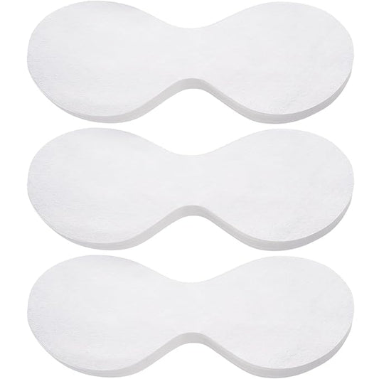 200 Sheets Disposable Eye Pads, Non-Woven Cotton Paper Facial Masks for Skincare & Spa, DIY Clear Moisturizing Eye Care Beauty Sheets