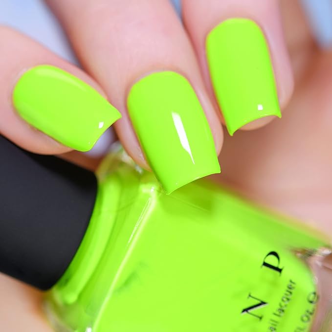 ILNP Playlist - Glowing Neon Lime Cream Nail Polish