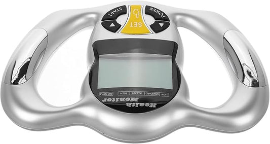 Ciieeo Handheld Body Fat Monitor and Bmi Calculator Portable Body Composition Device with Digital Display for Home Fitness and Fat Loss Tracking