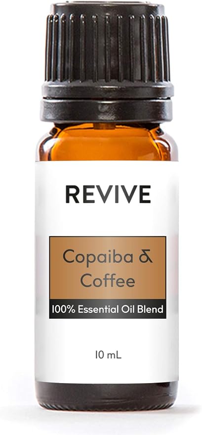Copaiba & Coffee Essential Oil Blend by Revive Essential Oils - 100% Pure Therapeutic Grade, for Diffuser, Humidifier, Massage, Aromatherapy, Skin & Hair Care