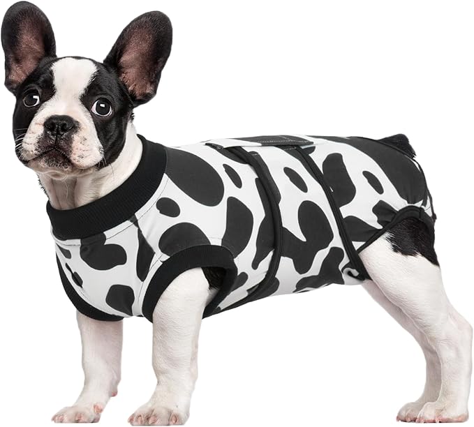 Kuoser Recovery Suit for Dogs Cats, Soft Dog Surgery Suit Female Male Spay | Professional Dog Onesie for Surgery, Substitute E-Collar & Cone, Prevent Licking Dog surgical suit Pet Neuter Suit