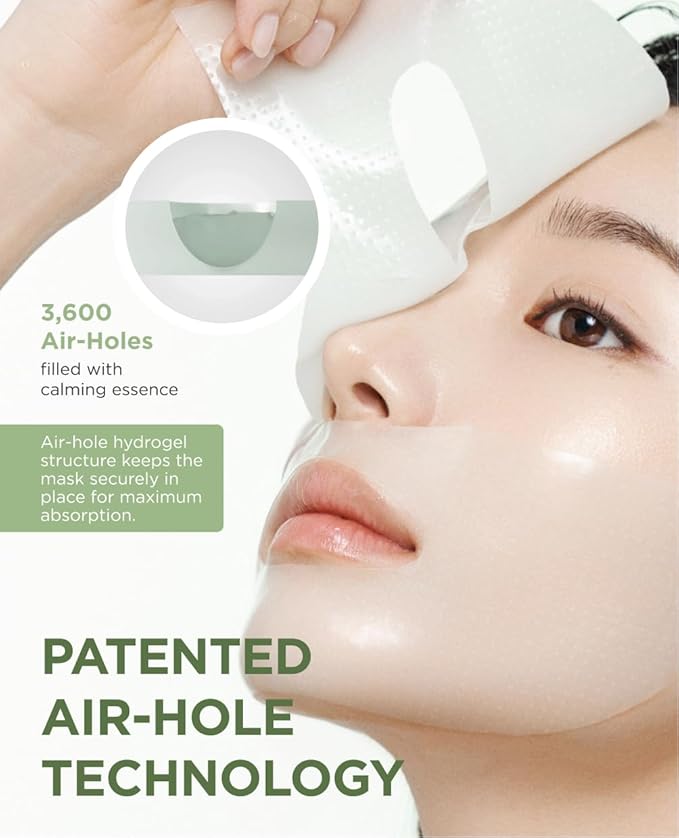 AROCELL Cica Hydrogel PDRN Mask 4 Facial Sheet with Panthenol & Centella Asiatica, Cooling Hydrogel Face Mask for Soothing Calming Hydrating Moisturizing Sensitive Skin Korean Skincare, 25gx4ea