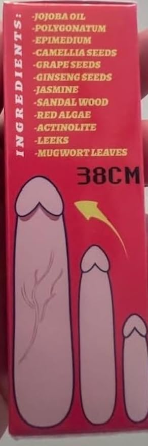Enlarge Growth Oil - Enlarging Massage Oil with Herbs Ingredients to Help Increase Size, Girth and Length - 0.34 Fl Oz by Tonisaberey (Pack of 3)