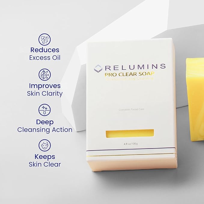 Relumins Authentic Professional Clear Soap with Calamansi & Salicylic Acid