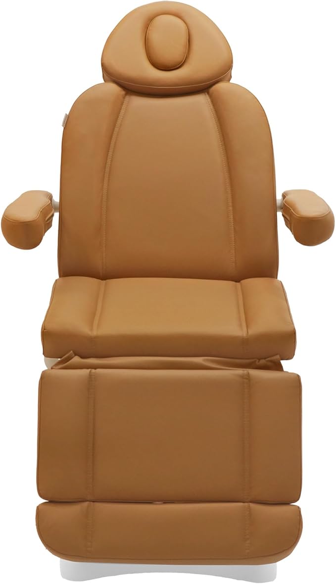 SKINACT Bellage Electric Treatment Table (Chair) 4 Electric Adjustable Motors (Camel)