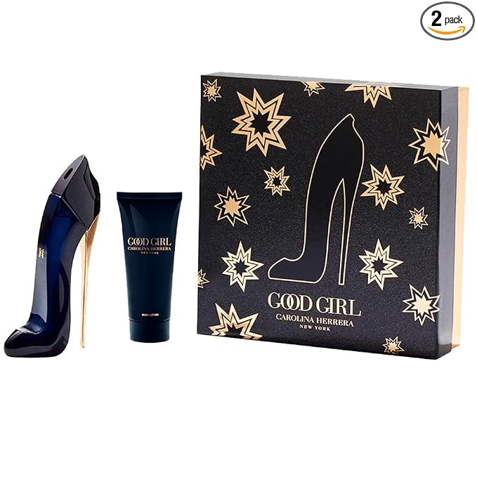 Carolina Herrera Good Girl Womens Perfume 2 Piece Gift Set (Eau de Parfum 2.7 Ounce, Body Lotion 3.4 Ounce)