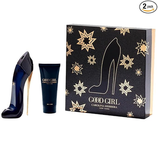 Carolina Herrera Good Girl Womens Perfume 2 Piece Gift Set (Eau de Parfum 2.7 Ounce, Body Lotion 3.4 Ounce)
