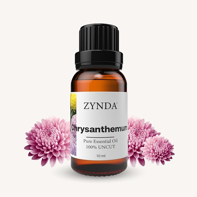 Chrysanthemum Essential Oil • 100% Pure & Natural Floral Extract | Premium Organic Chrysanthemum Oil for Relaxation, Skin Care & Aromatherapy – 10ml