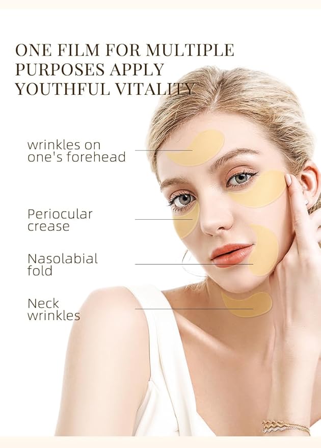 24K Under Eye Patches Gold Collagen Eye Mask, 60 Pairs Hydrogel Under Eye Patches with Hyaluronic Acid, Anti-Aging Treatment for Dark Circles, Puffiness and Fine Lines