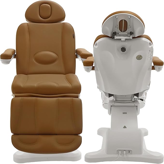 SKINACT Malibu Electric Medical Spa Treatment Table (Camel Orange)