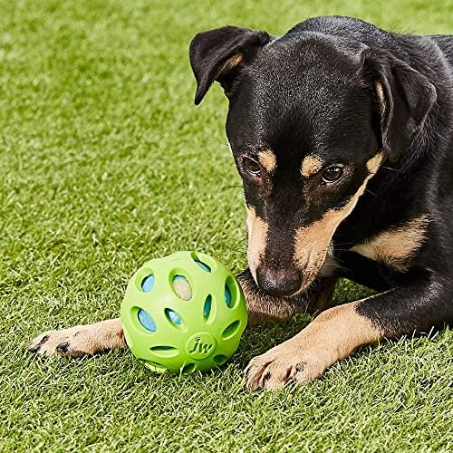 Petmate Crackle Heads Crunchy Chew Fetch Toy for Dogs, Medium 3in