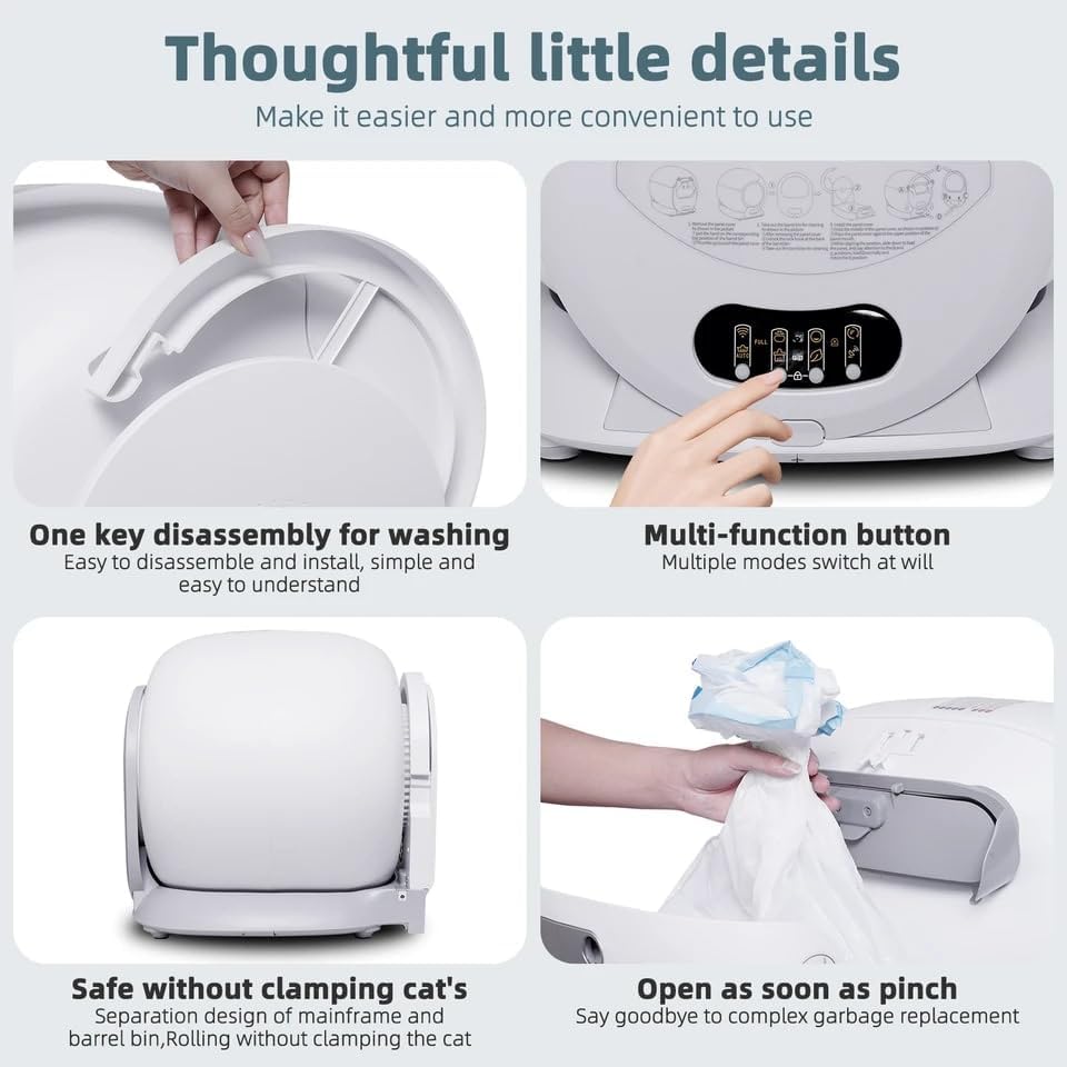 Smart 65l Automatic self-Cleaning cat Litter Box