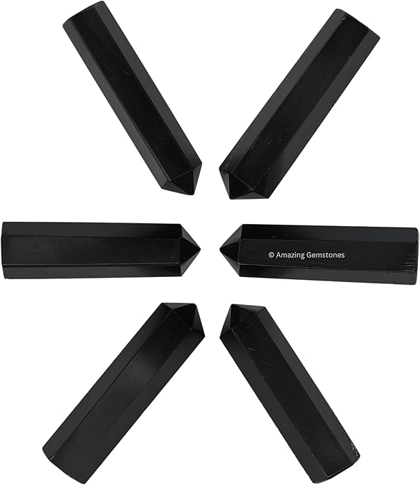 Amazing Gemstone Crystal Points Bulk Healing Crystals & Stones - Premium Single Terminated Healing Wand Point Bulk Crystals for Crafts, Crystal Grid, DIY Work