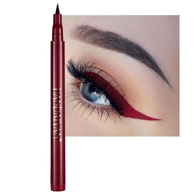 eye liner pencils quick drying ink liner Multi-Use Longwear eyeliner pen Wine