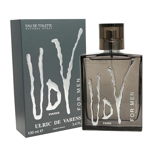 Ulric De Varens Classic Eau De Toilette for Men - Masculine, Seductive, and a Scent of Virility - Tantalizing, Woody, Citruses and Notes of Fern, Mint, Tarragon, and Rosemary- 3.4 Fl Oz