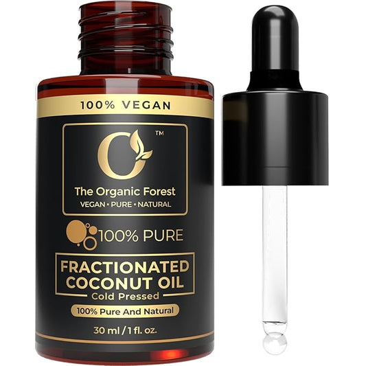 Plant Based Fractionated Coconut Oil - Liquid Coconut Oil for Hair, Skin and Body | Perfect Carrier Oil for Essential Oils - 100% Pure, Natural and Versatile - Ideal for Hair, Face, Body Care