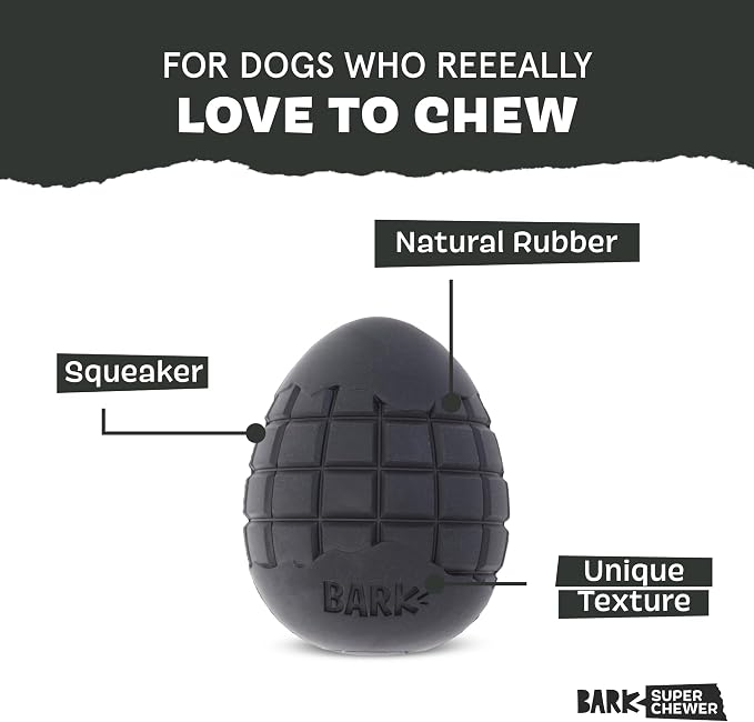 BarkBox Super Chewer Tough Dog Chew Toys - Large