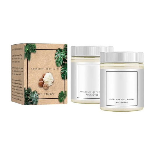 THUIOP Mama-bear Neuropathy Cream, Magnesium Body Butter, Magnesium Cream Deeply Skin Moisturize Keep Skin Soft & Smooth for All Skin Types. 2pcs