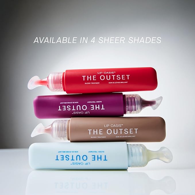 The Outset Lip Oasis Glossy Treatment | Skincare Essentials | Vegan | Gluten Free | Clean Beauty | Unisex for All Skin Types | Clear | 0.3 oz
