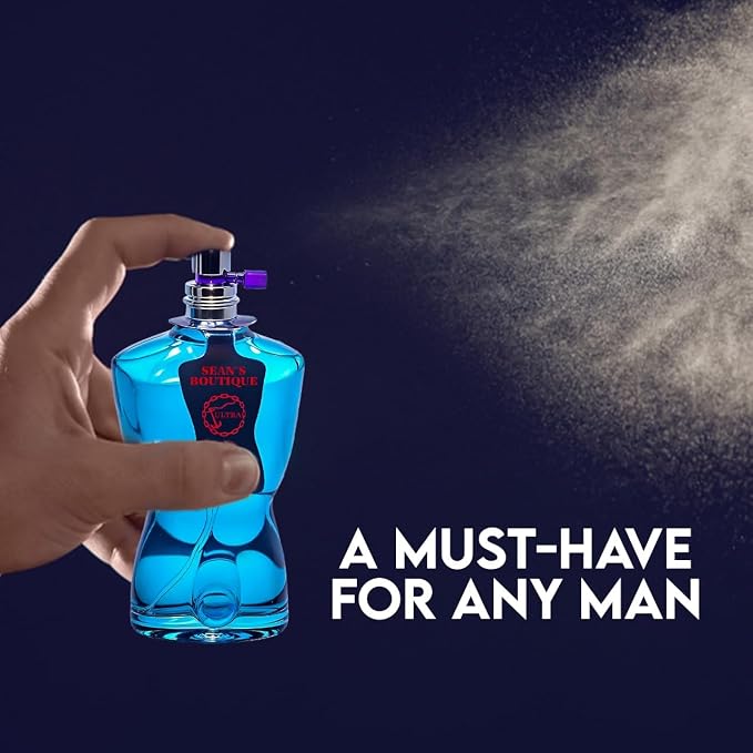 A CENTER 3Pack Men Cologne Sean's Boutique Series Eau De Parfume Spray with Woody Floral & Fruity Scent Perfume Gift Set Day to Night Luxury Fragrances