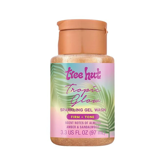 Tree Hut Tropic Glow, Gently Cleanses and Leaves Skin Looking Fresh and Radiant, Body Wash, Travel Size, 3.3oz