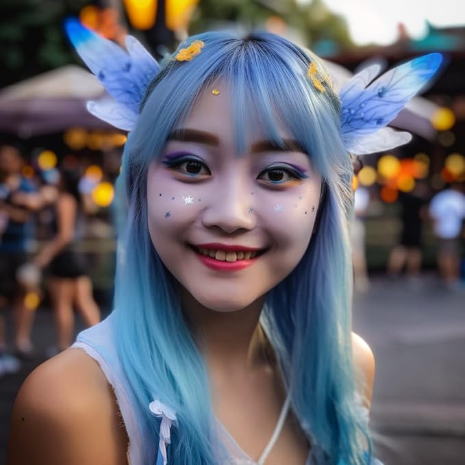 Face and Body Paint Light Blue Macaroon Color (30gm)Non-Toxic Paint for Children and Adults Halloween Makeup, Costumes, Festivals