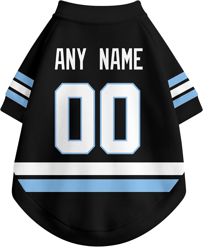 Utah Dog Clothes Personalized Pet T Shirt for Dogs Gift | Custom Name Number Jersey Style Pet Shirt for Dog