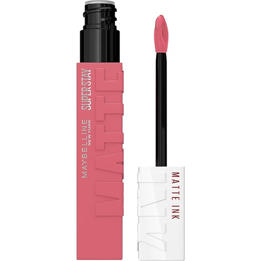 Maybelline Super Stay Matte Ink Liquid Lipstick Makeup, Long Lasting High Impact Color, Up to 16H Wear, Revolutionary, Light Mauve Pink, 1 Count, Packaging May Vary