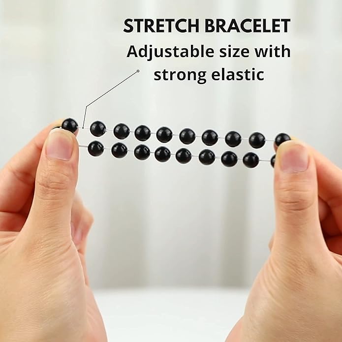 Crystal Vibe 8mm Beaded Bracelets For Women Men - Healing Crystal Bracelet - Adjustable Size