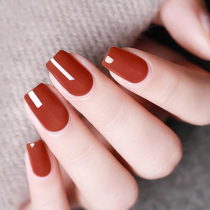 Major Dijit Quick Dry Nail Polish Saddle Brown Summer Nail Lacquer for Nail Art Regular Nail Polish 0.41 fl oz.