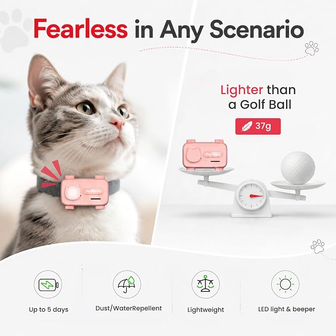 AI-Powered Smartphone for Pets, Support Emotion Detection, 2-Way PetChat | Family&Social Network, Live Geofencing Virtual Fence, Activity Monitor, Play Music, Global Tracking Pet GPS Tracker