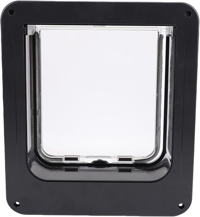 Automatic Electric Sensing Smart Cat Door, Collar Activated Pet Door, Two Way Entry Pet Flap for Kitty Kittens Doggie