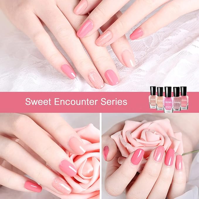 Non Toxic Nail Polish Set, Easy Peel Off Fast Dry Nail Polish Set for Pack, Eco Friendly & Organic Water Based Nail Polish for Women,Teens,Kids (12 Bottles)