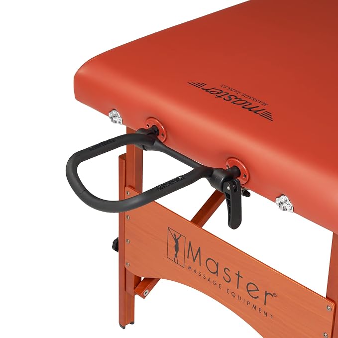 Master Massage Fairlane Therma-Top 28-Inch Portable Heated Massage Table Package, Cinnamon Color, Adjustable Heating System- Tattoo Bed- Lash Table