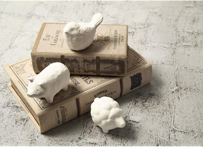Aroma Ceramic Stone Diffuser [Made in Japan] Aromatherapy Passive Essential Oil Diffuser, Non-Electric Eco-Friendly, Unique, Cute, Animal, Design for Women, Men, and Gifts (Piggy)