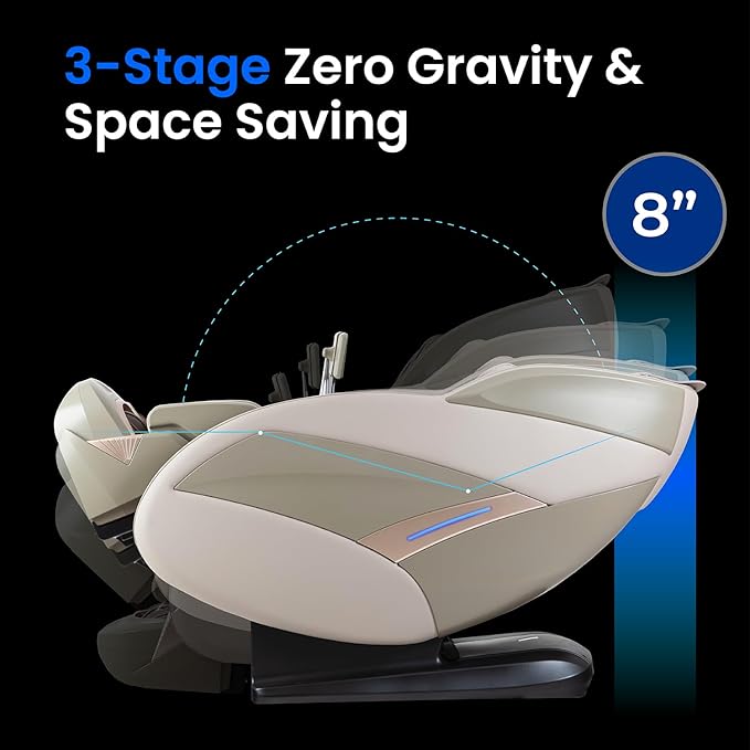 Titan 4D Endor l 4D Massage Roller l Full Body Massage Chair l Body Scan Technology l SL Track l 3 Stage Zero Gravity Reclining l Space Saving l Bluetooth Speakers (Black)