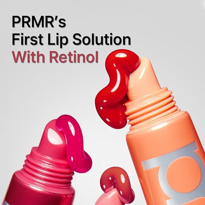 PRIMERA Retinol Serum Bare + Rosy | Tinted Hydrating Oil & Stain with Collagen for Moisturizing Care, Korean Tint, 0.24 oz / 7g, Gift Sets