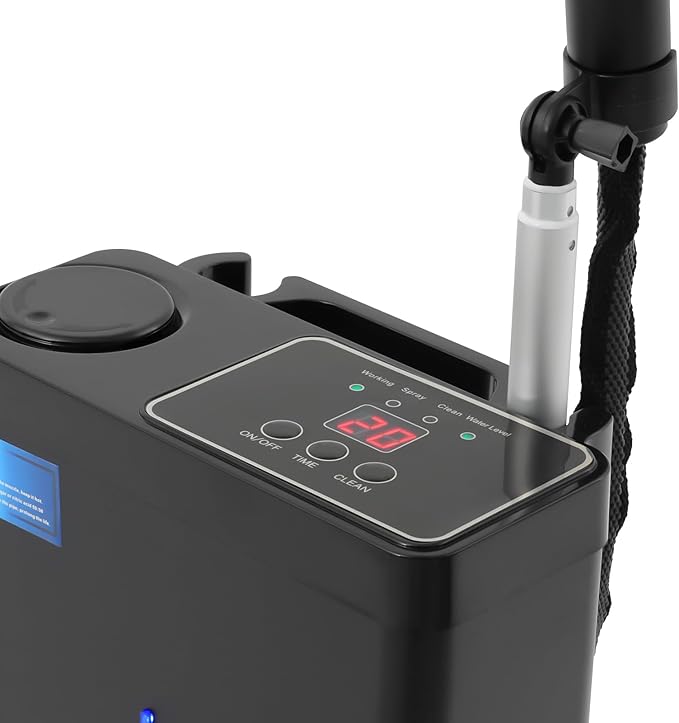 Nano Hair Steamer, 3-in-1 Professional Nanoscale Spray for Hair Care Hair Repair, 1300W Nano Mist Hair Steamer for Deep Conditioning with Bottom Wheels and Smart Touch Control