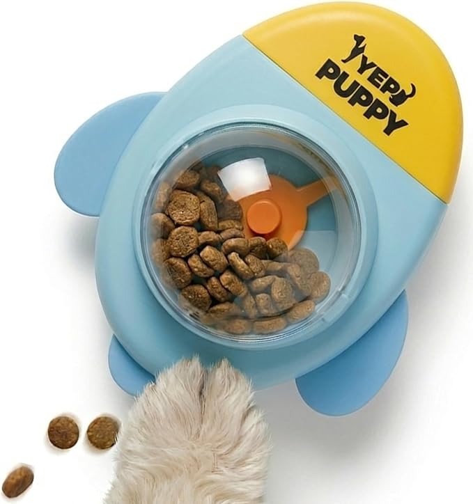 YEPPUPPY Interactive Airplane Dog Puzzle Toy for Small Dogs