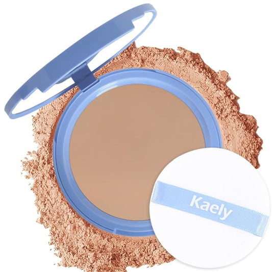 Oil Control Matte Perfection Face Powder Compact For Women, Matte Smooth Flawless Setting Powder Makeup, Polvo Compacto De Maquillaje, Waterproof Long Lasting, 0.35Oz, (220 Sand, 1)