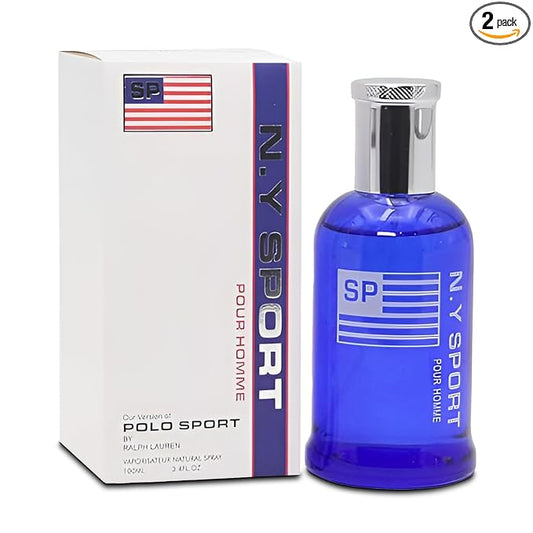 AFLUXE N.Y Sports Men Cologne - Energize Your Senses with this Dynamic Fragrance,3.4 Fl Oz Perfume for Men Daily Used