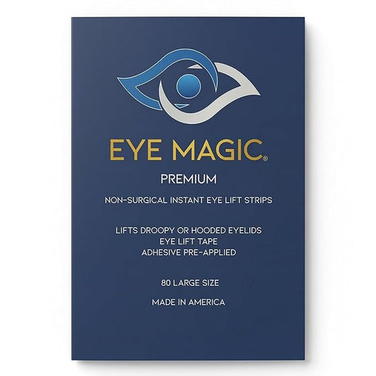 Eye Magic Premium Instant Eyelid Lift (L/XL-Refill). Look Younger Instantly | Made in America - Lifts and Defines Droopy, Sagging, Hooded Eyelids For A Youthful Look